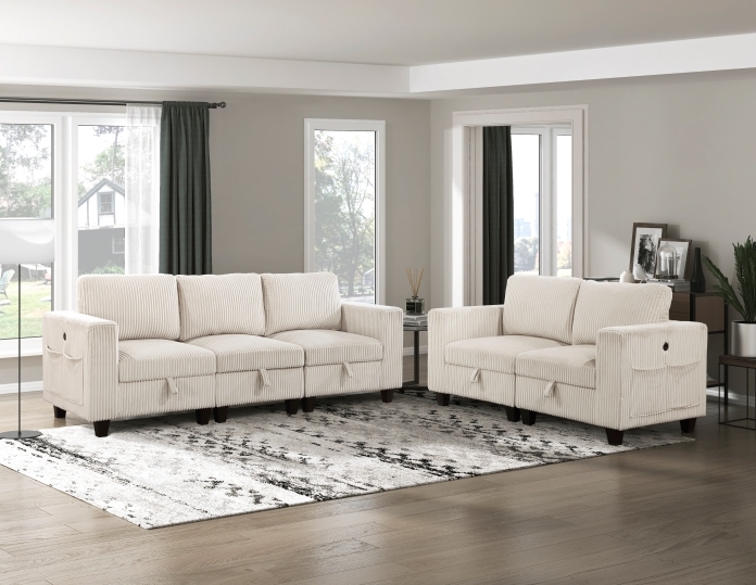 9650BE-3* Sofa with 