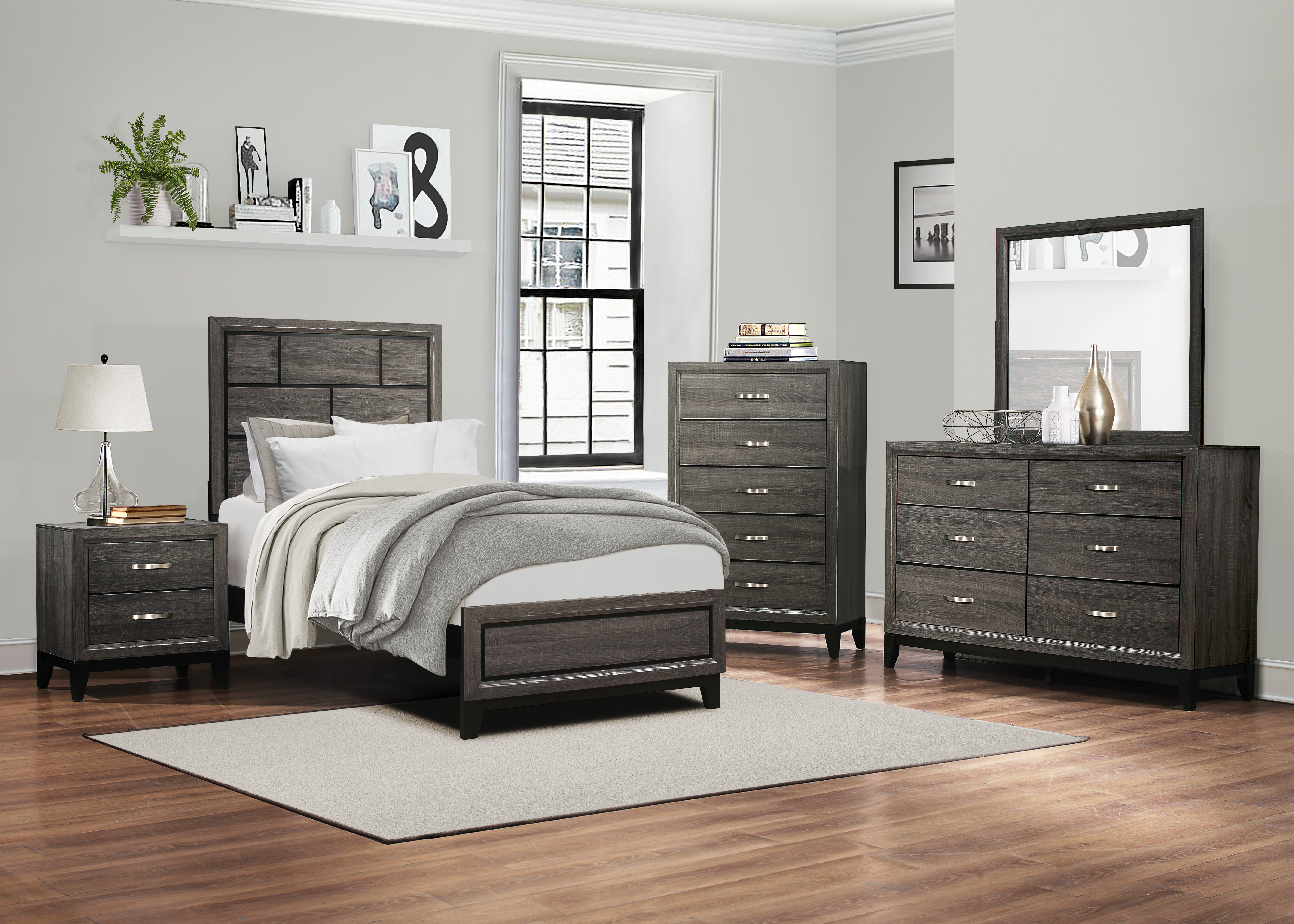 Contemporary Design Twin Size Bed $199.99+TX