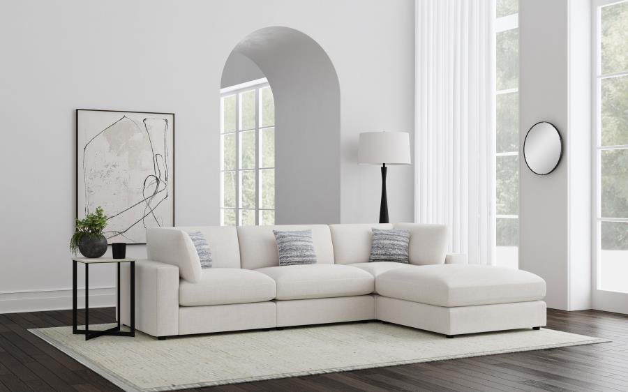  4-piece Upholstered Modular Sectional Sofa Beige $1989.99+TX