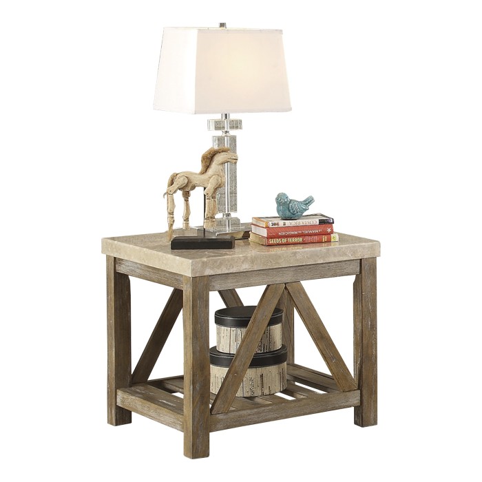 Marble top End Table $279.99+TX
