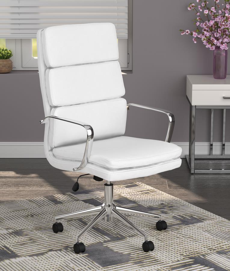 Adjustable High Back Office Chair White $269.99+TX