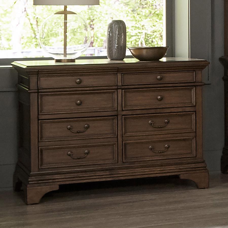 5-drawer Home Office File Cabinet Burnished Oak $779.99+TX