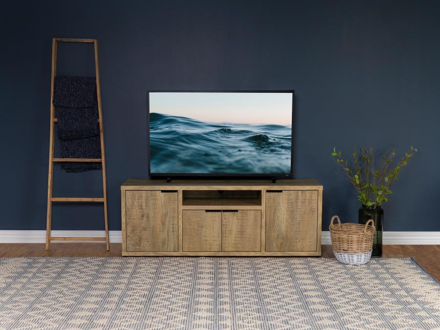 4-door Engineered Wood 60-inch TV Stand Mango $299.99+TX