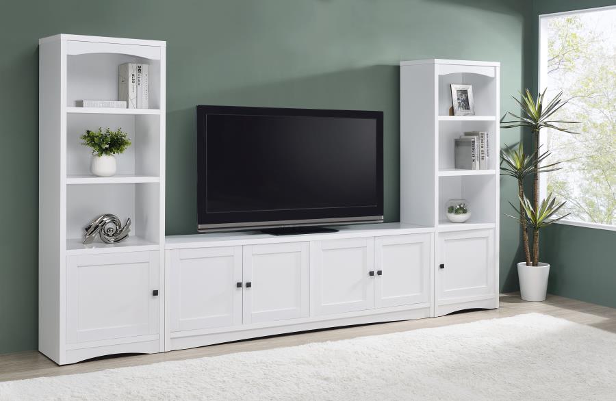 3-piece 125-inch Entertainment Center  White $1039.99+TX