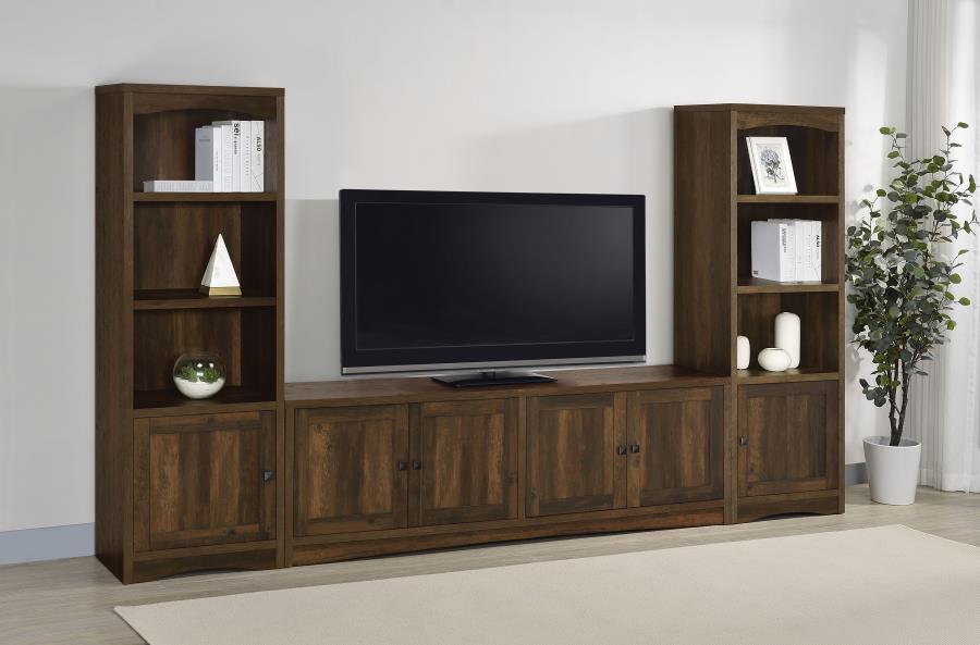 3-piece 125-inch Entertainment Center Dark Pine $1099.99+TX