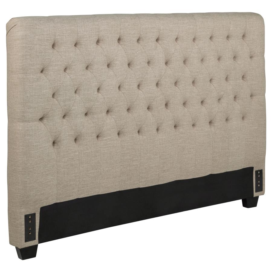 Queen Panel Bed Oatmeal $399.99+TX