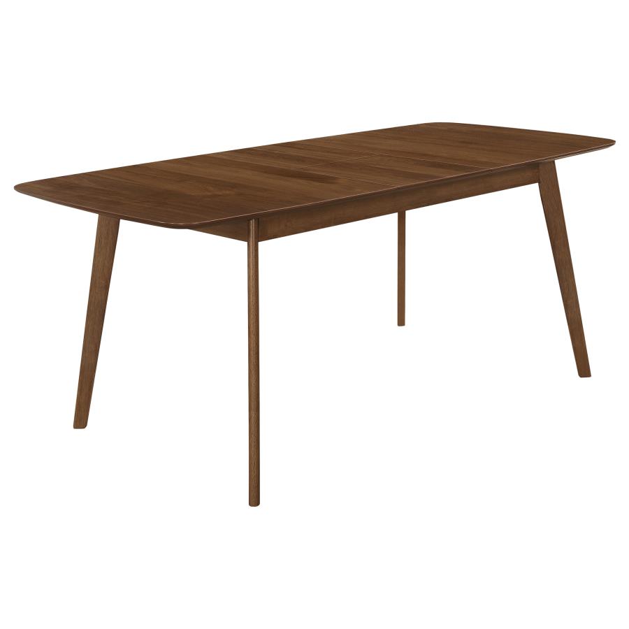 75-inch Extension Leaf Dining Table Natural Walnut $379.99+TX