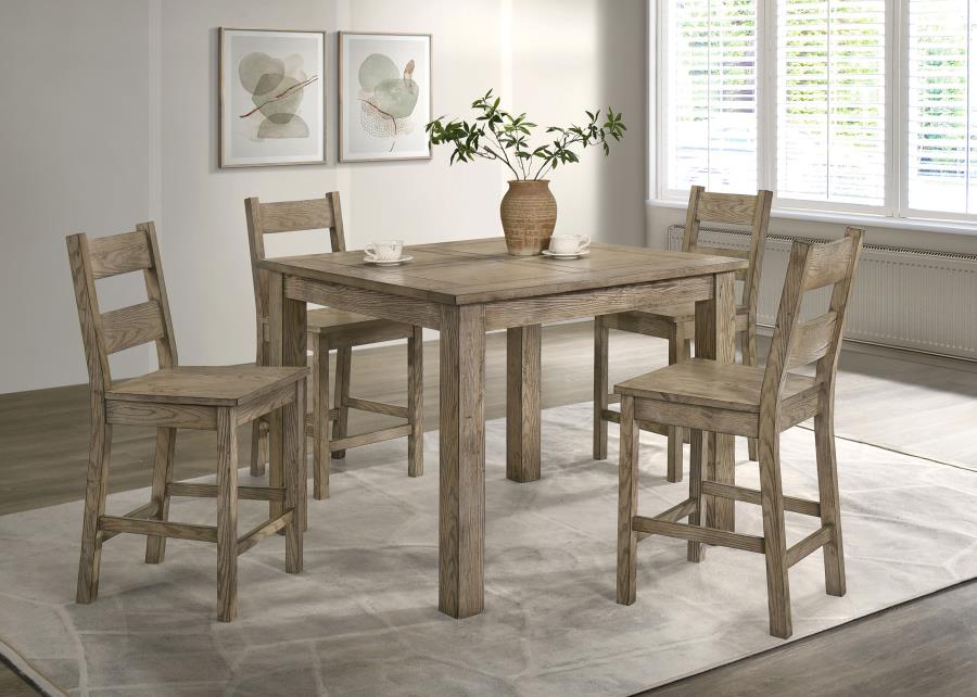 5-piece Counter Height Dining Table Set Vineyard Oak $919.99+TX