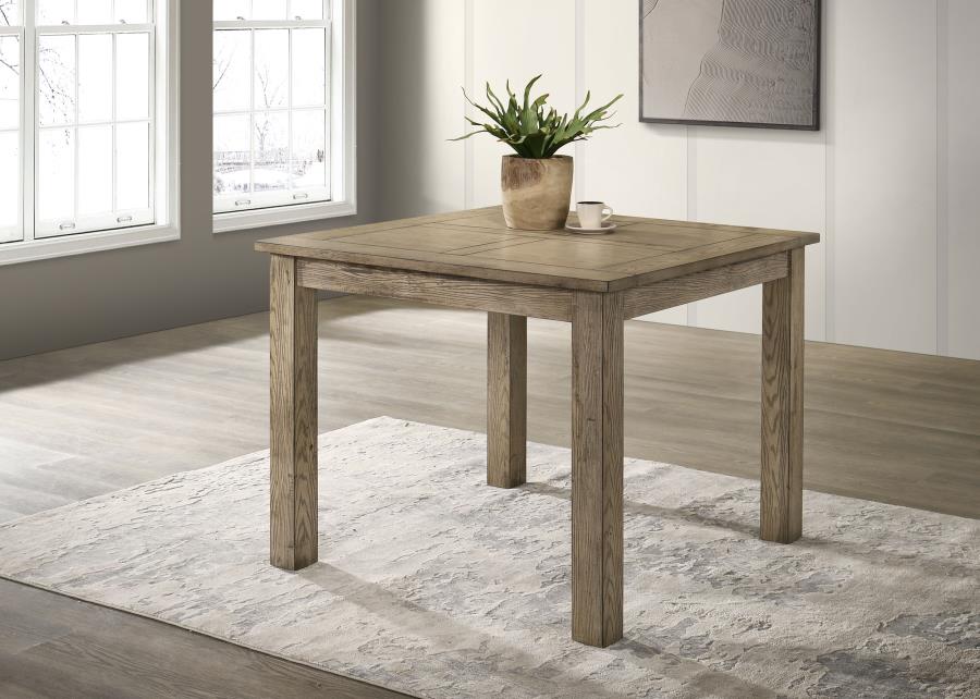 Square Counter Height Dining Table Vineyard Oak $379.99+TX