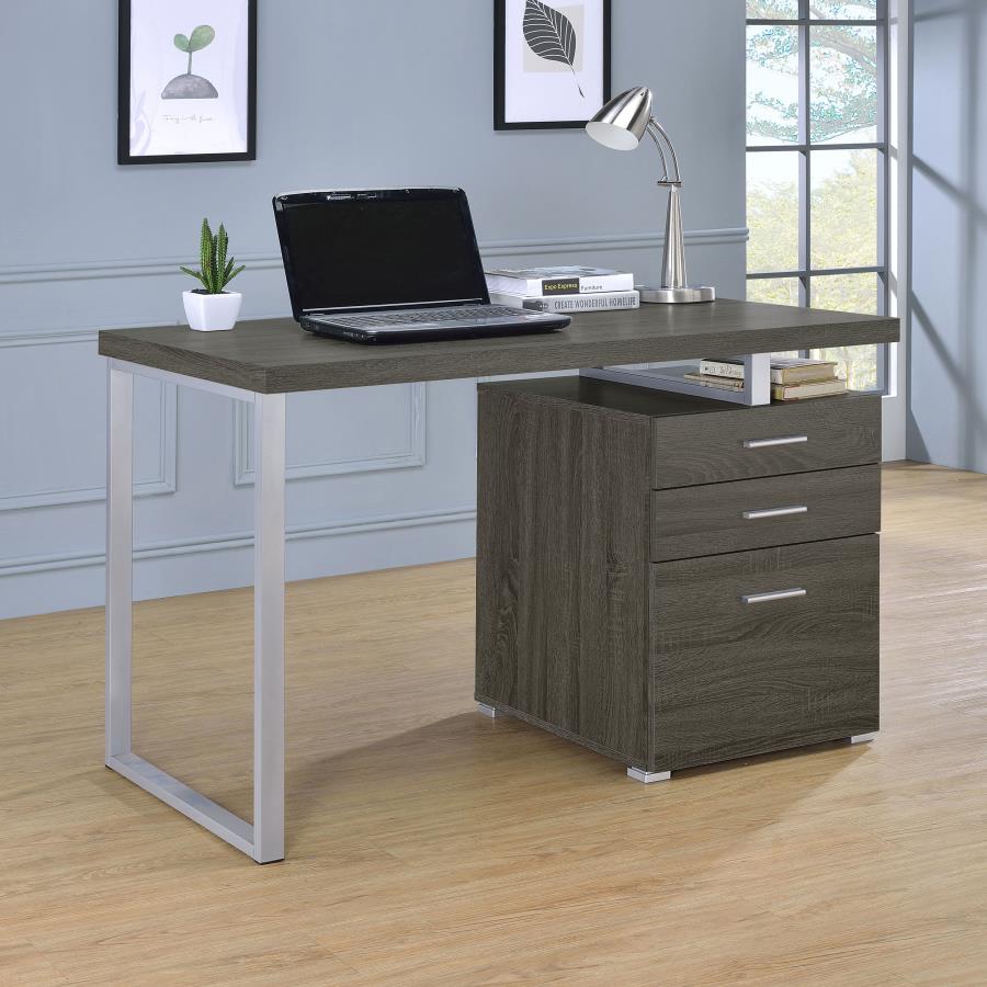 47-inch 3-drawer Office Computer Desk Weathered Grey $269.99+TX