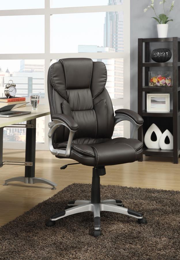 Adjustable Office Desk Chair Dark Brown $259.99+TX