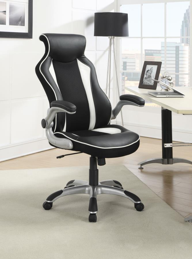 Adjustable Home Office Desk Chair Black And White $279.99+TX