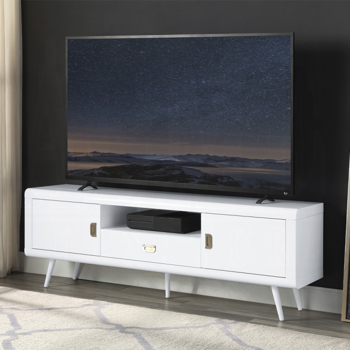 White High Gloss Finish TV Stand $419.99+TX