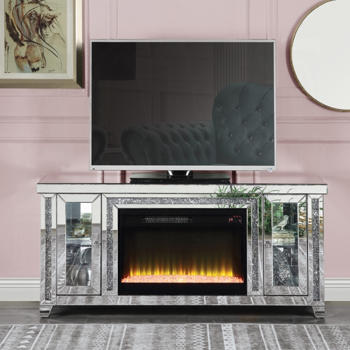 Mirrored & Faux Diamonds TV Stand $1399.99+TX
