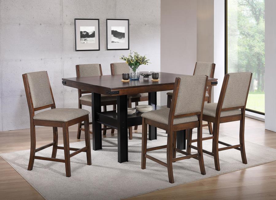 7-piece Counter Height Dining Set Mango Oak $1299.99+TX