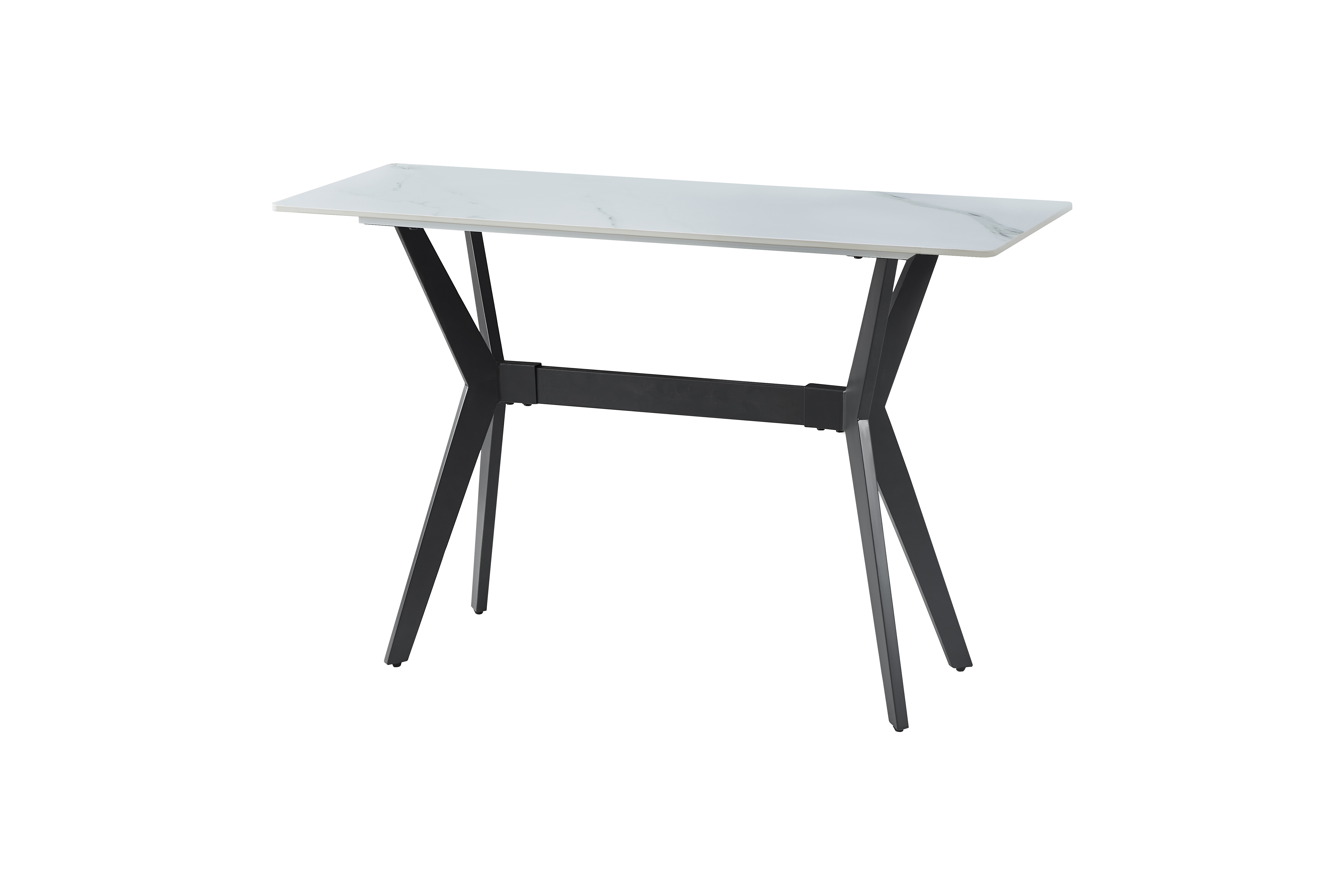 SOFA TBL, SINTERED STONE TOP, BLK MTL $219.99+TX