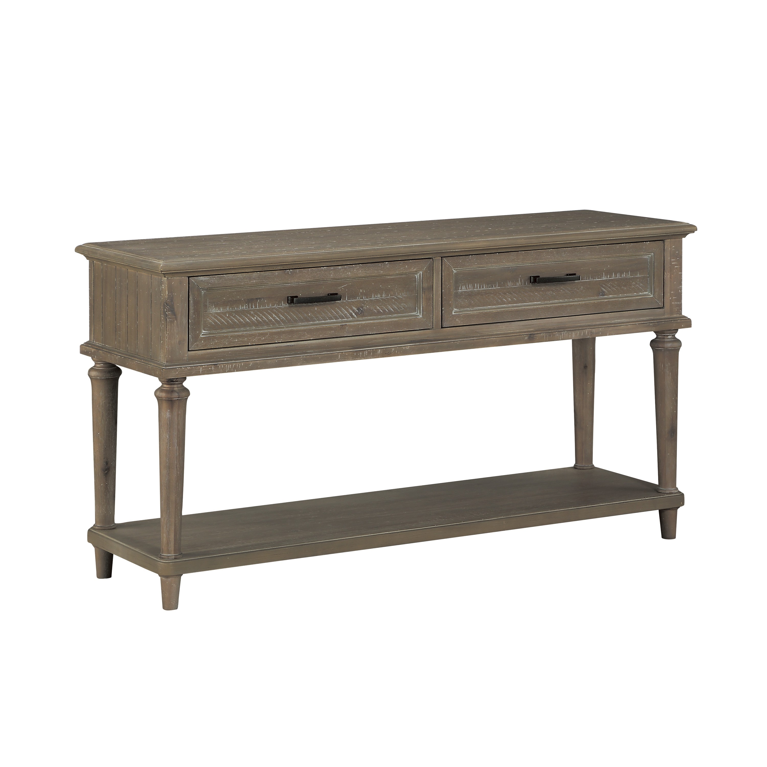 Sofa Table Driftwood light brown finish $479.99+TX