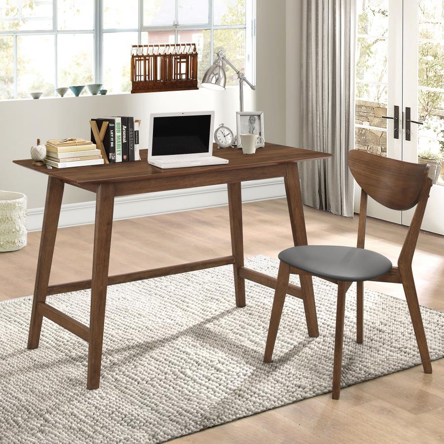 2-piece Home Office Computer Desk and Chair Set Walnut $289.99+TX