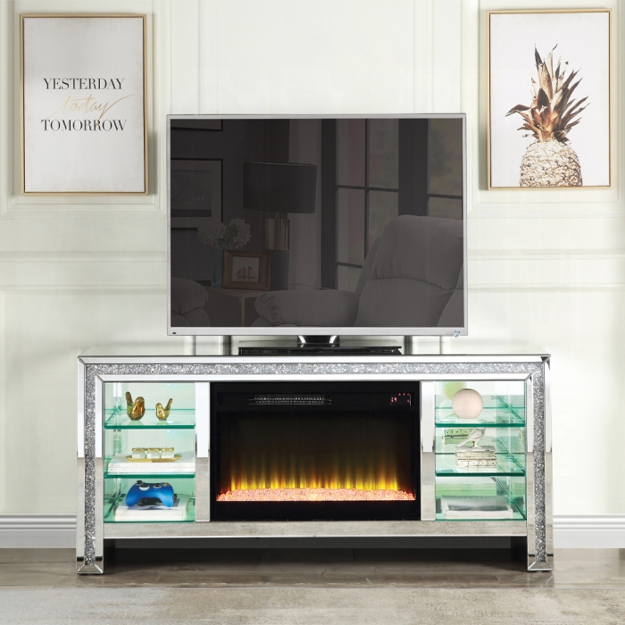 Tv Stand W/Fireplace & Led $1599.99+TX