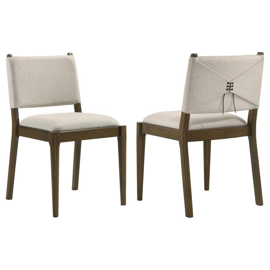 Upholstered Dining Side Chair Brown (Set of 2) $269.99+TX(PRICE FOR 2)