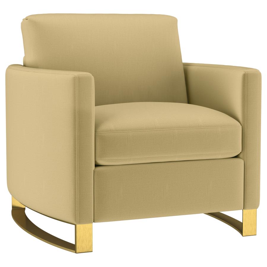 Upholstered Curved T