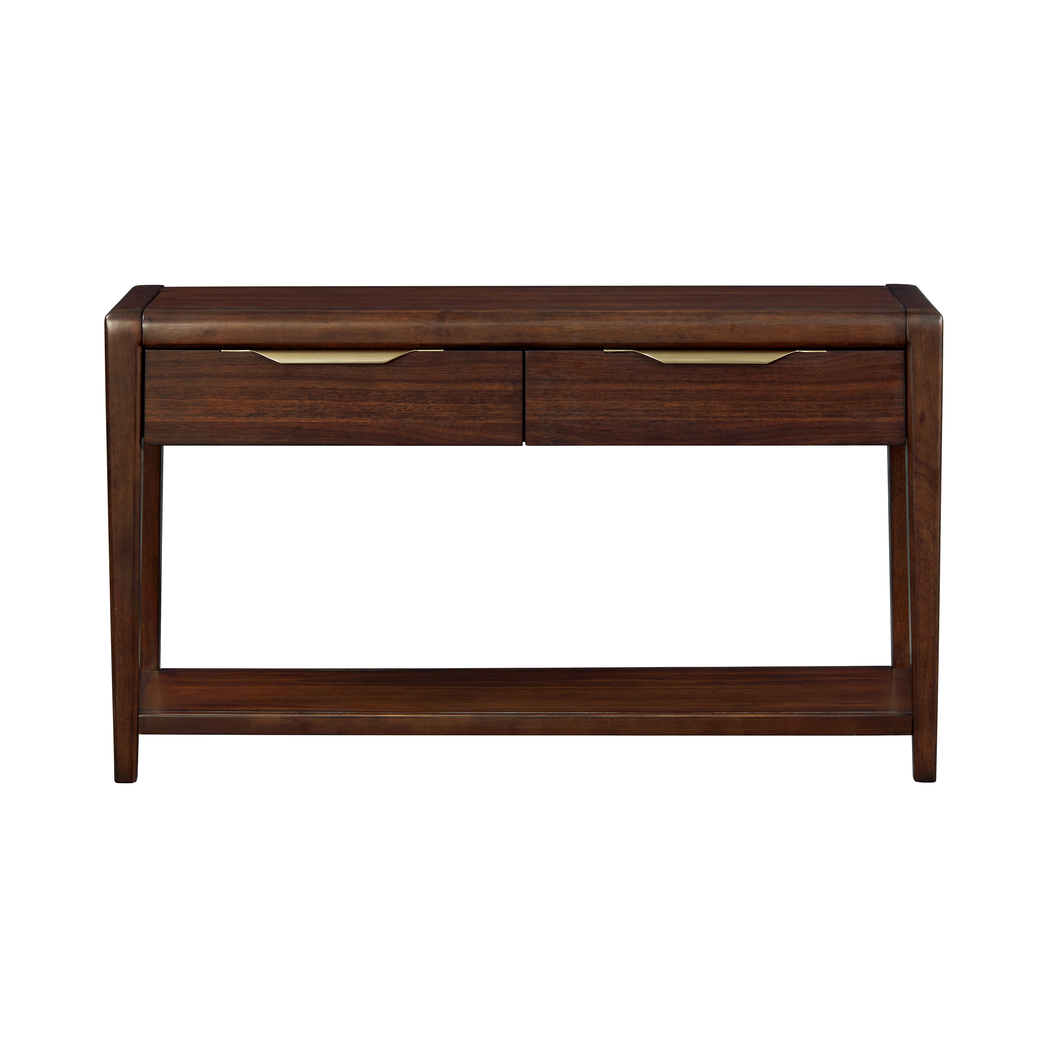 Walnut Finish Sofa T