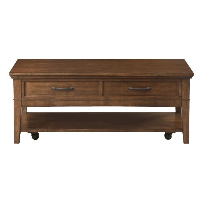 Walnut Finish Cockta